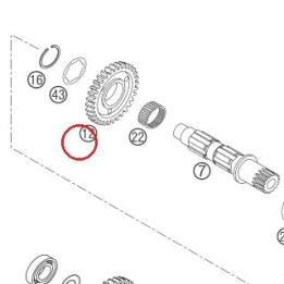 PIGNON 2EME 26 DENTS KTM — 54833112000