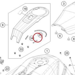 Edge protection 8x5,5x160 KTM — A62407075160