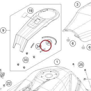 Edge protection 8x5,5x160 KTM — A62407075160