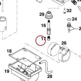 GICLEUR PRINC.MIKUNI D.105/50S KTM — 45031023105