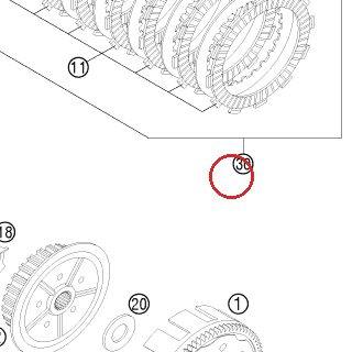 EMBRAYAGE KIT 125 SX/EXC 06-15 KTM — 50332011110