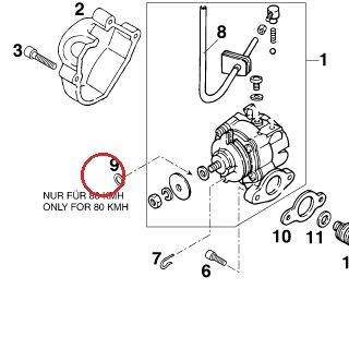 RONDELLE DE CALAGE 6X12X0 KTM — 54637074002