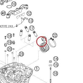 MANCHON ADMISSION 525 06 KTM — 59036044200