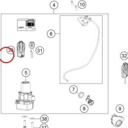Race on key 868 MHz KTM — 60711067000