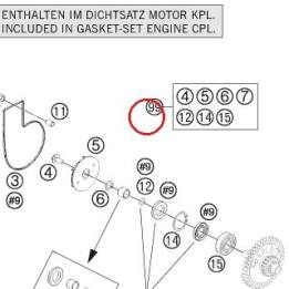WATER PUMP REP. KIT RC8 13-14 KTM — 61235055110