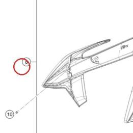 Spoiler set EXC/XC-W SD 21 KTM — 79108154000ABD