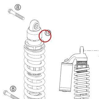 MONOSHOCK 250/300 EXC/MXC/SD05 KTM — 12187A04