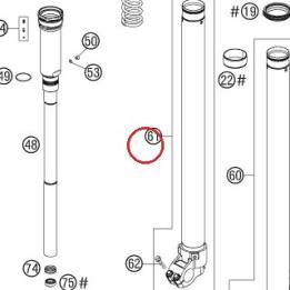 AXLE-CL. MA RI+INNERT. CPL. 07 KTM — 48600676S1