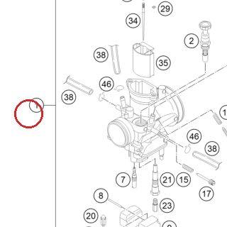 CARBURATEUR KPL 85 SX 03 KTM — 47031001000