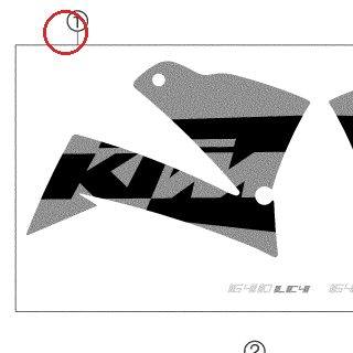 KIT AUTOCOLLANT LC4+LC4-SM KTM — 58408499000