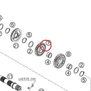 IDLER GEAR 4 G 26-T KTM — 77333214100