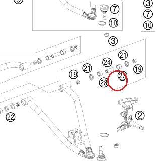 NEEDLE BEARING HMK 1515 KTM — 83061079000