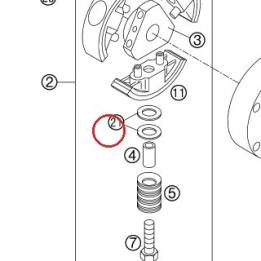 RONDELLE 8X15,3X0,25 KTM — 45132120200