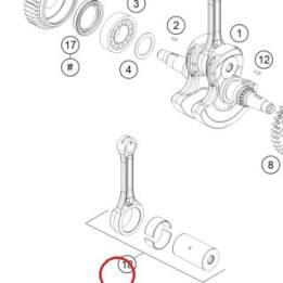 Conrod repair kit KTM — 76630015144