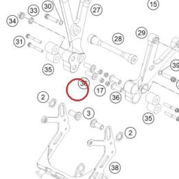 Bushing KTM — 76703008000