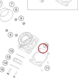 Cylinder base gasket KTM — A40530035025