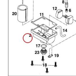 CUVE DE FLOTTEUR 5-1 VM24 KTM — 46031011000