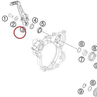 Pedale de Kick 65SX '09 KTM — 46233036044