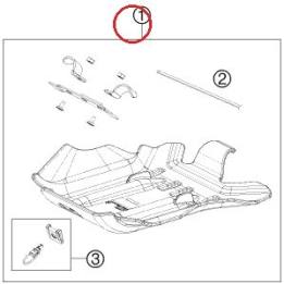 SKID PLATE PLASTIC CPL KTM — 54803190000