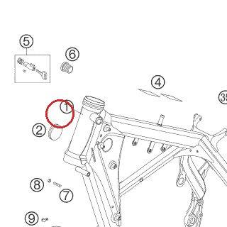 CADRE MXC RACING USA ''DG05'' KTM — 5940300190096