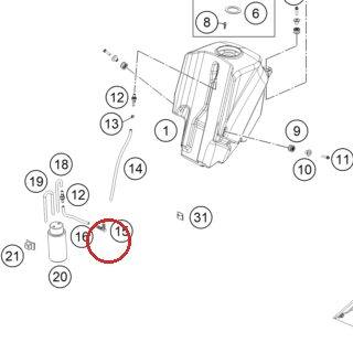 ANGLE PIECE KTM — 76307029000