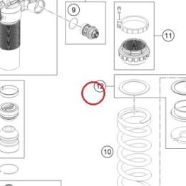 Repair kit spring retainer KTM — RP10022T