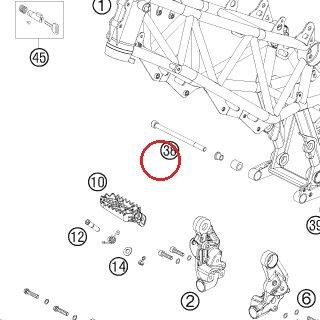 AH SCREW DIN 912 M10X190 10.9 KTM — 0912101906