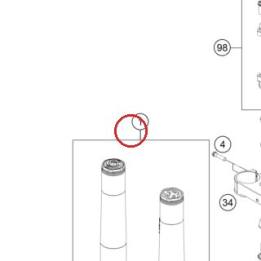 Fork 350 SX-F 2021 KTM — 34188U0701