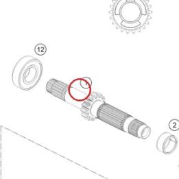 DRIVE SHAFT ASSY. NOT 12 KTM — 50433101000