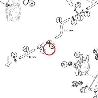 RACCORD TUYAU ESSENCE CPC 2002 KTM — 58507010200