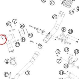 CONNECTING MANIFOLD CPL. 07 KTM — 76205007000