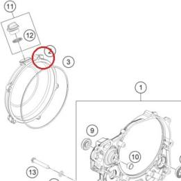 Couvercle d'embrayage KTM — 79430826000