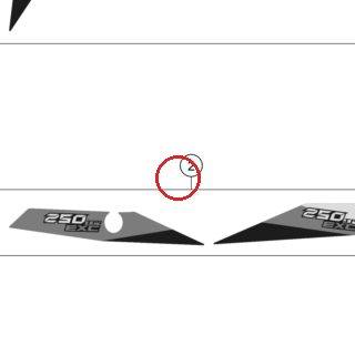 Jeu d autocollants 250 EXC TPI KTM — 79608198013