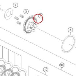 Clutch pressure plate KTM — A62632003000